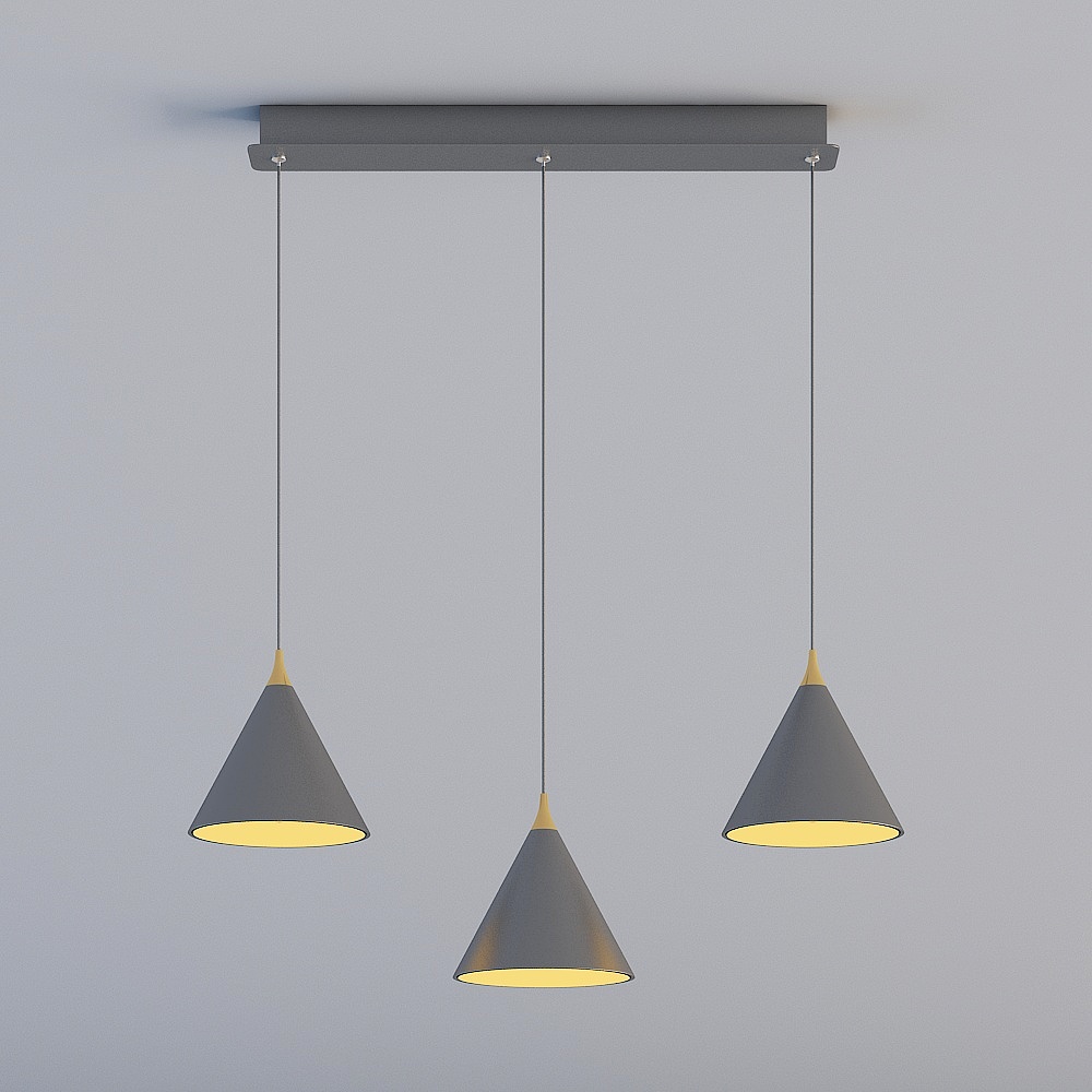 Suspended Pendant Lights Modern Elegance 3D model