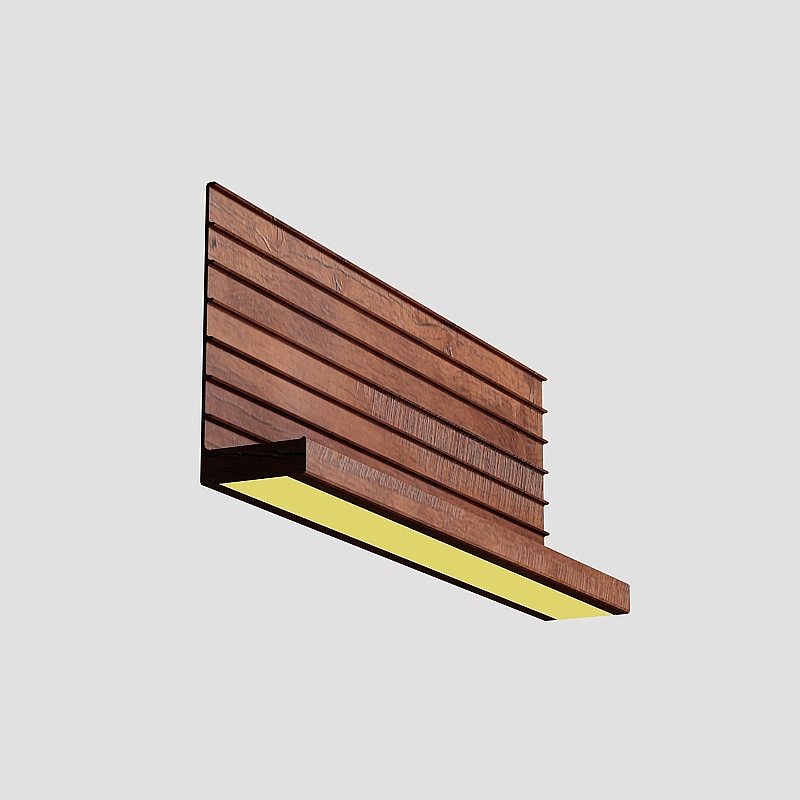 Corner Enlightenment Molding 3D Model for Interior Decor