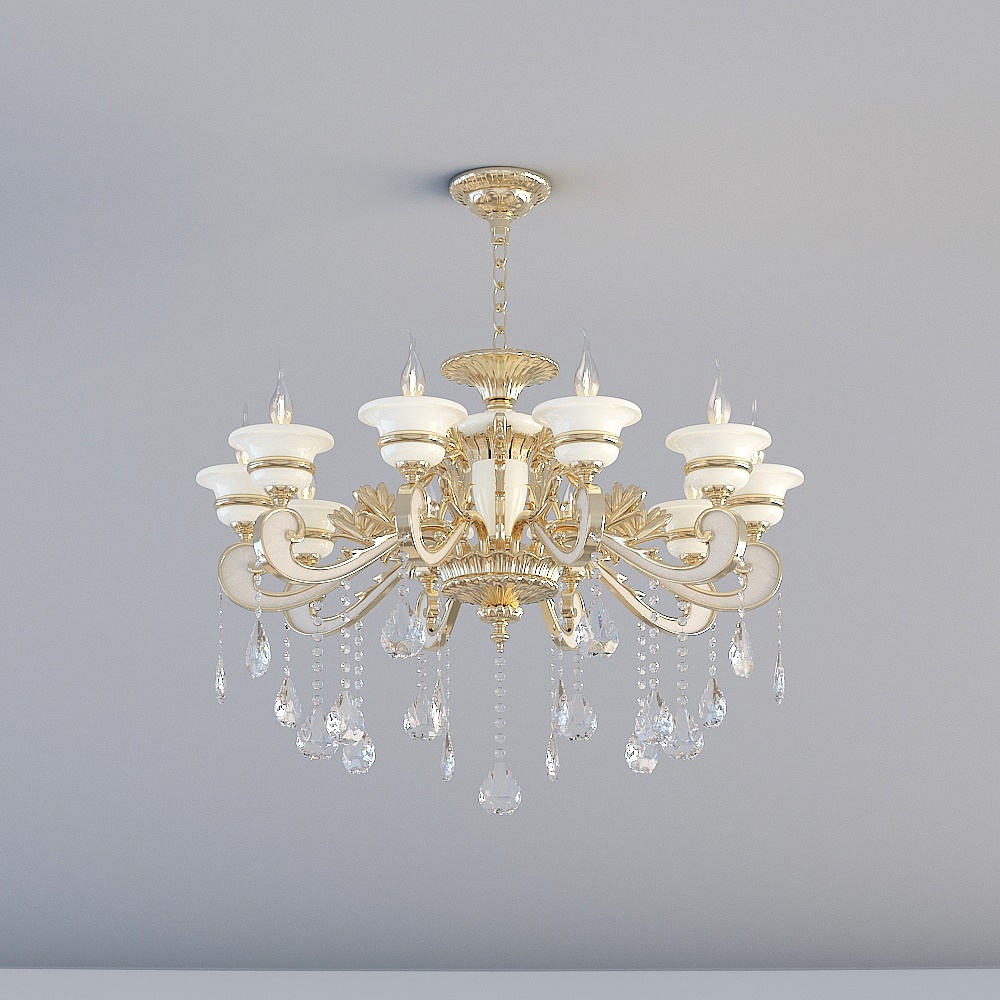 Illuminazione 3D HSA - Lampadario di lusso europeo - AS50237-10