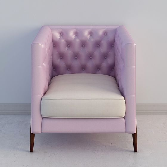 Lavender Dream Chair 3D model for Chic Spaces