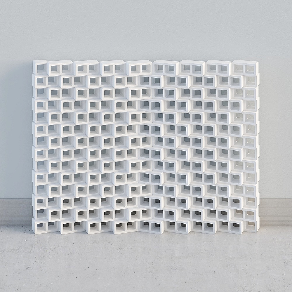 Modular Grid Screen 3D model