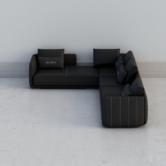 Urban Comfort Sofa 3D model for Contemporary Spaces