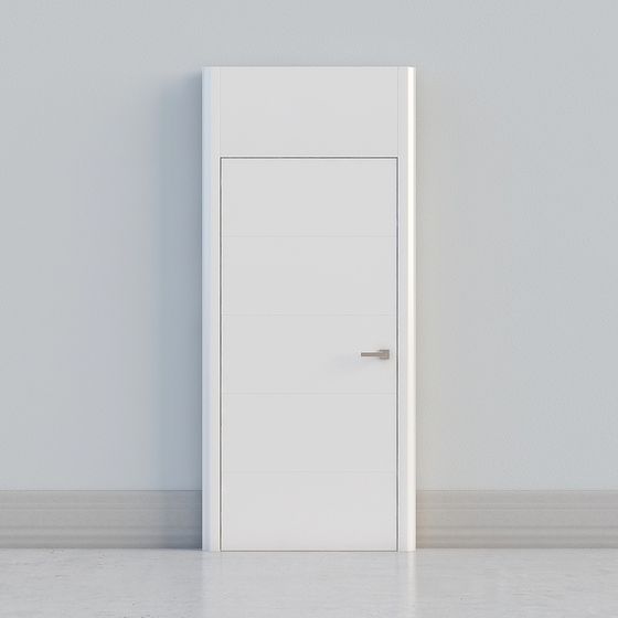 Sleek Minimalist Door 3D model