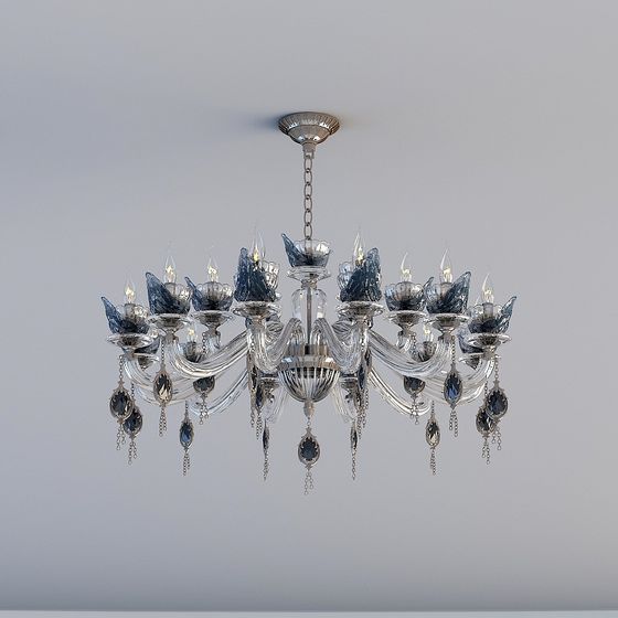 Enchanting Crystal Chandelier 3D model