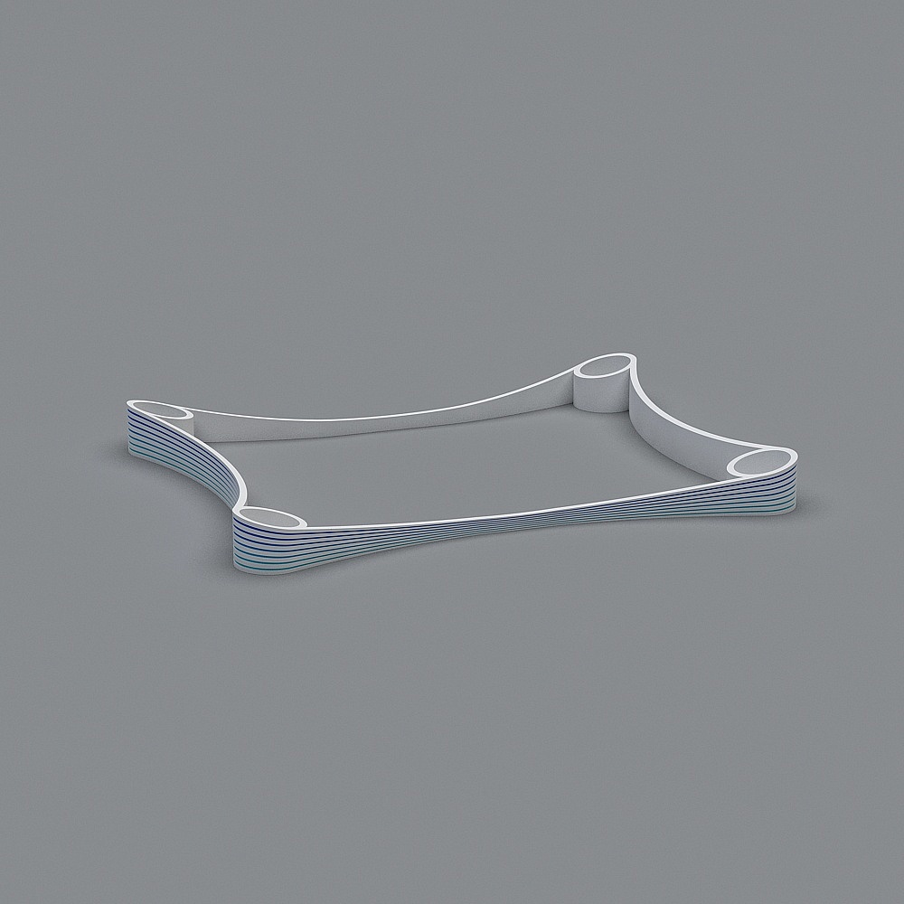 Origami Art Display 3D model