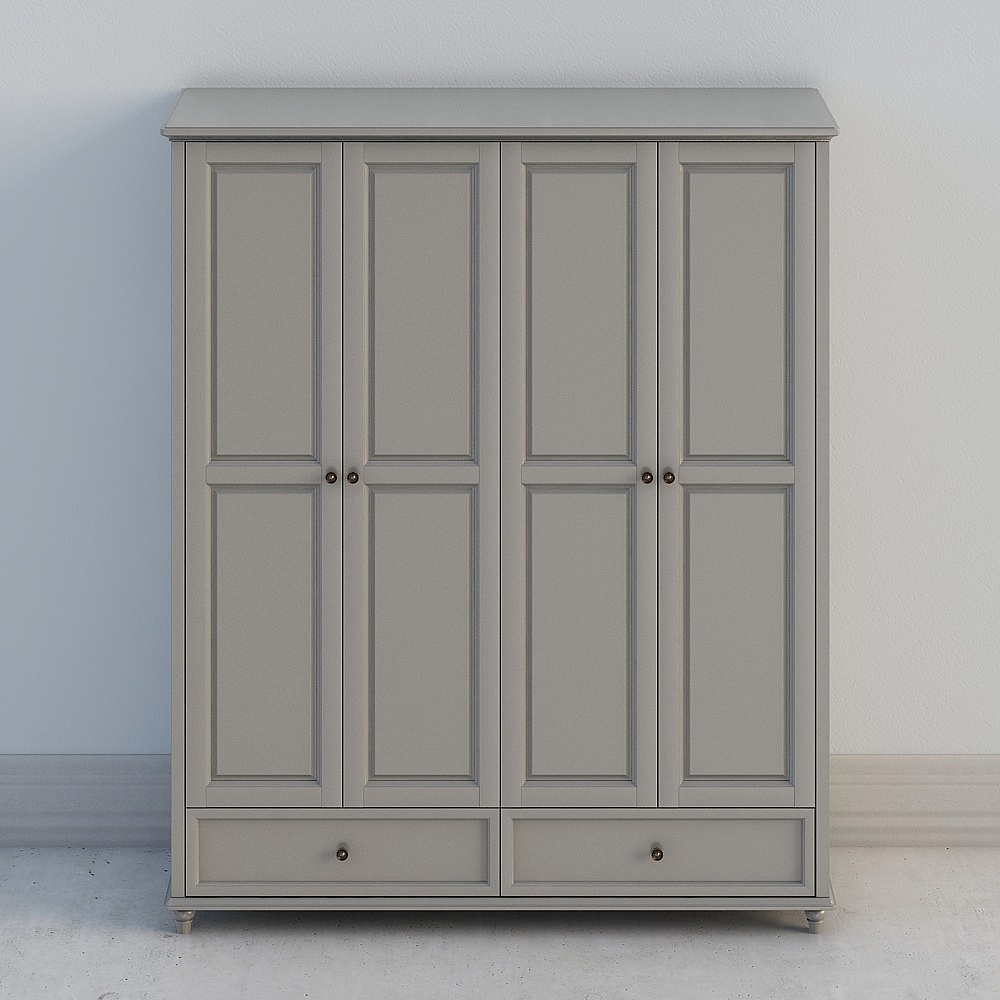 E1301 wardrobe grey