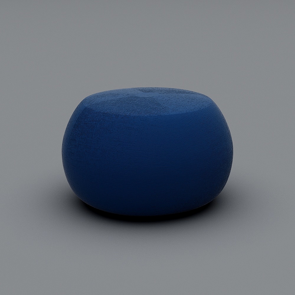 현대적인 블루 라운드 스툴, Arper Pix