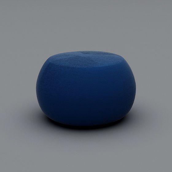 현대적인 블루 라운드 스툴, Arper Pix