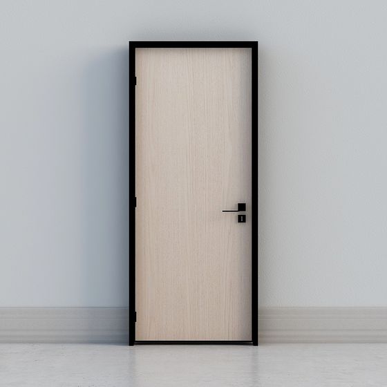 Modern Door 3D model with Minimalist Design