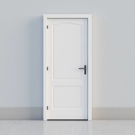 Pure Door 3D model - Stylish Minimalist Design