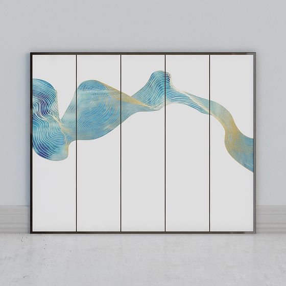 Luminous Colorful Screen 3D model for Creative Environments