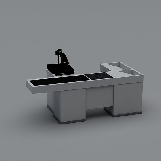 Modern Office Desk 3D model