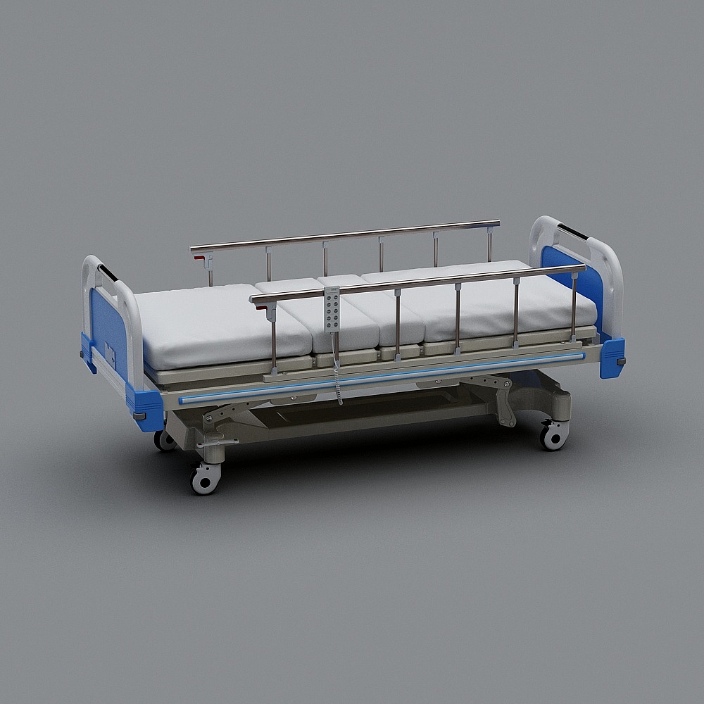 Modern Medical Bed 3D model Design