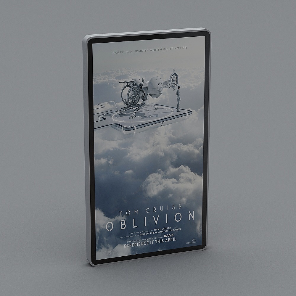 Oblivion Poster 3D model