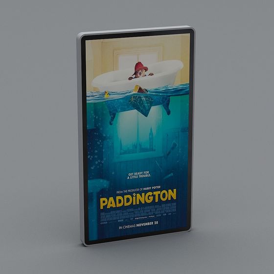 Paddington Movie Poster 3D model