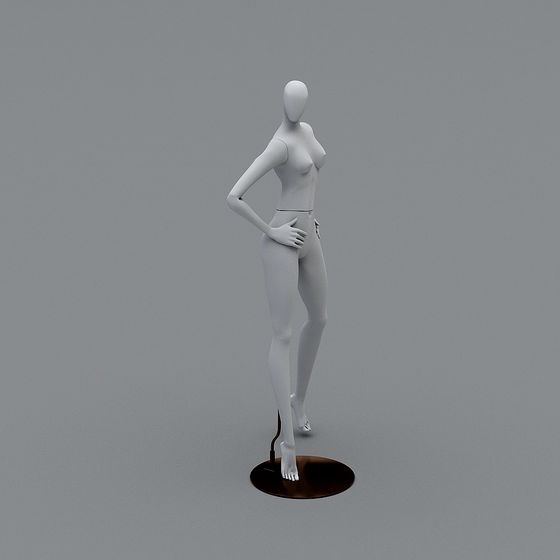 Elegant Female Human Body Model 3D model