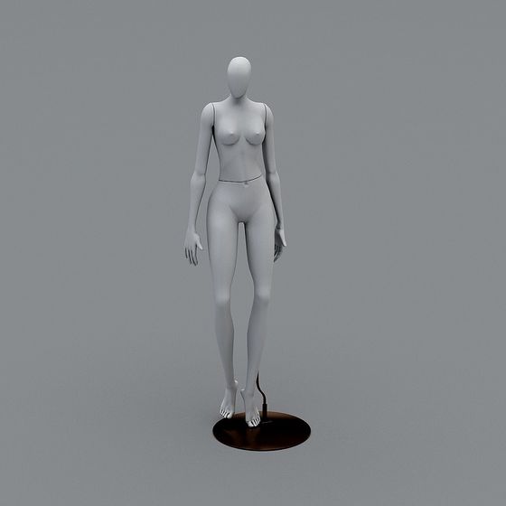 Urban Stroller 3D model - Elegant Modern Female