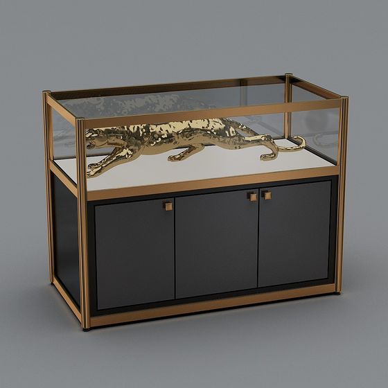 Golden Leopard Showcase 3D model