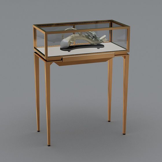 Elegant Showcase 3D model for Modern Interiors