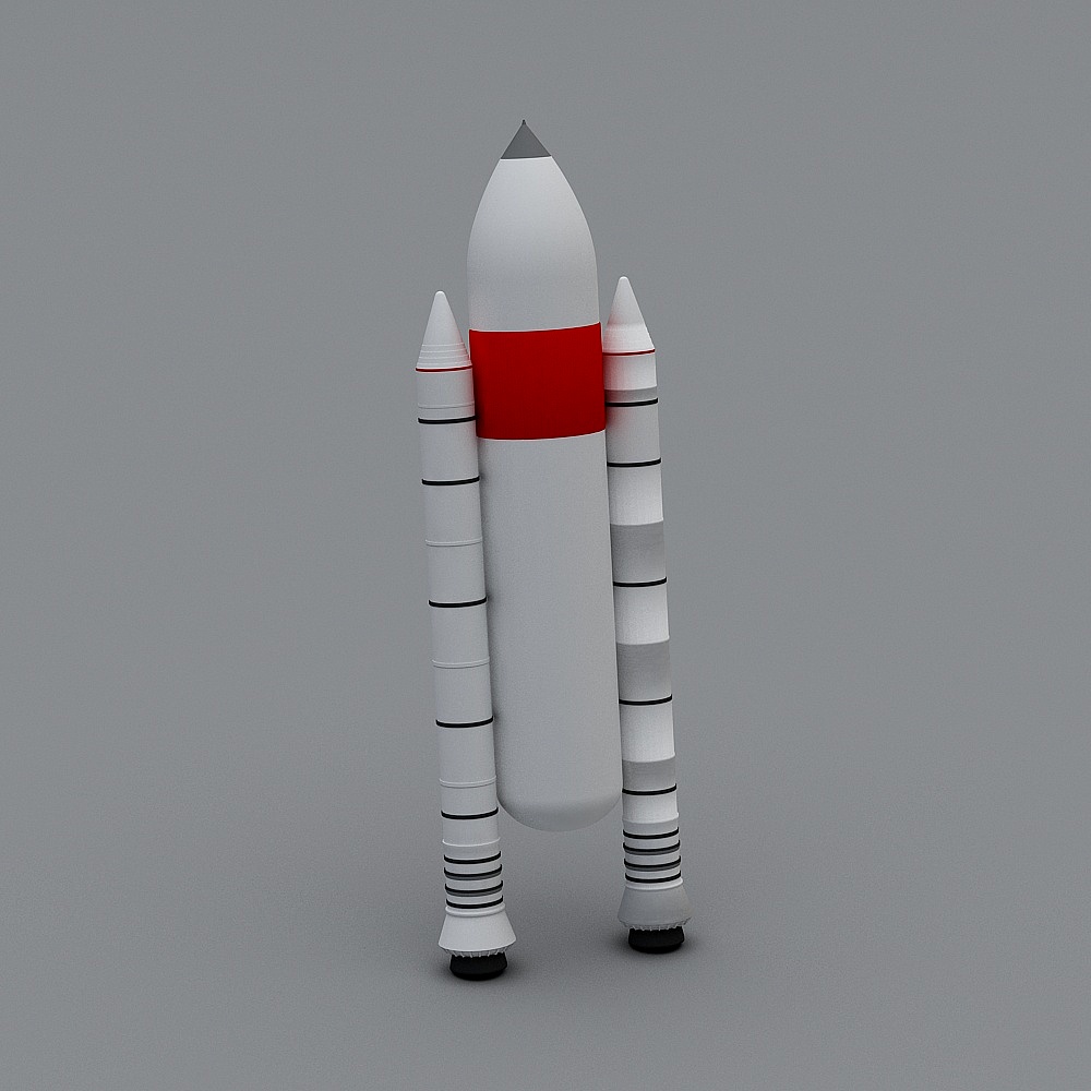 Space Launch Vehicle 3D model
