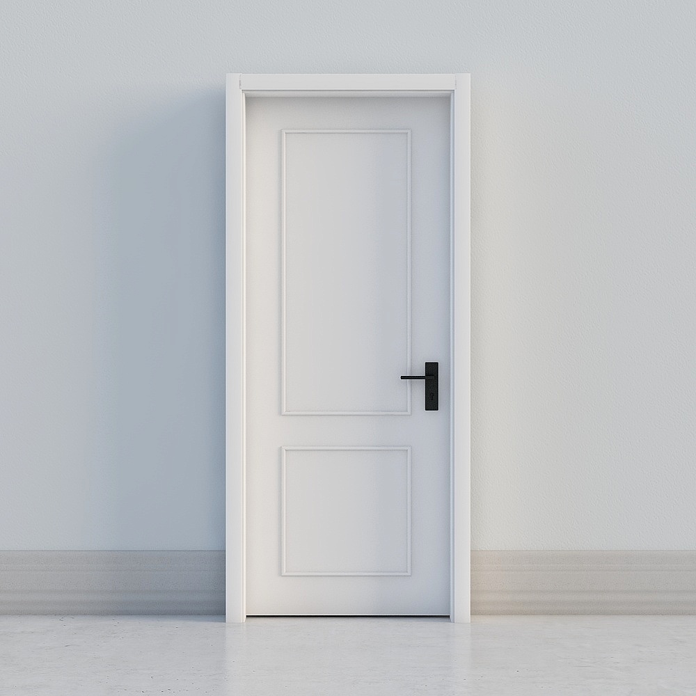 klassische weiße Tür