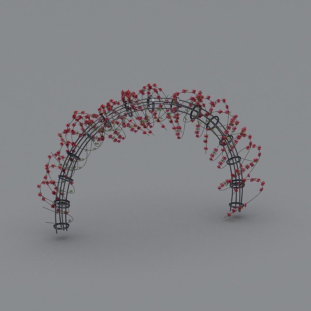 Colonna del cancello dei fiori-4