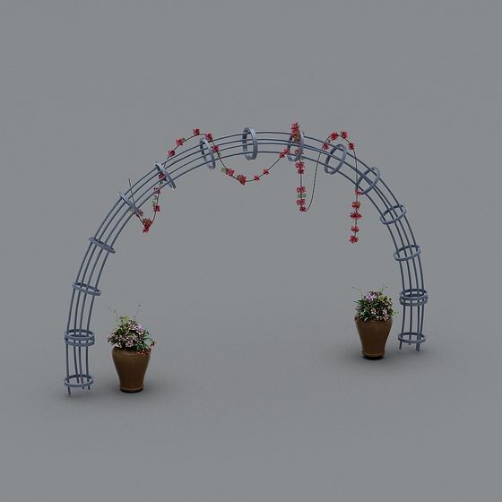 Asian Flower porch,Earth color
