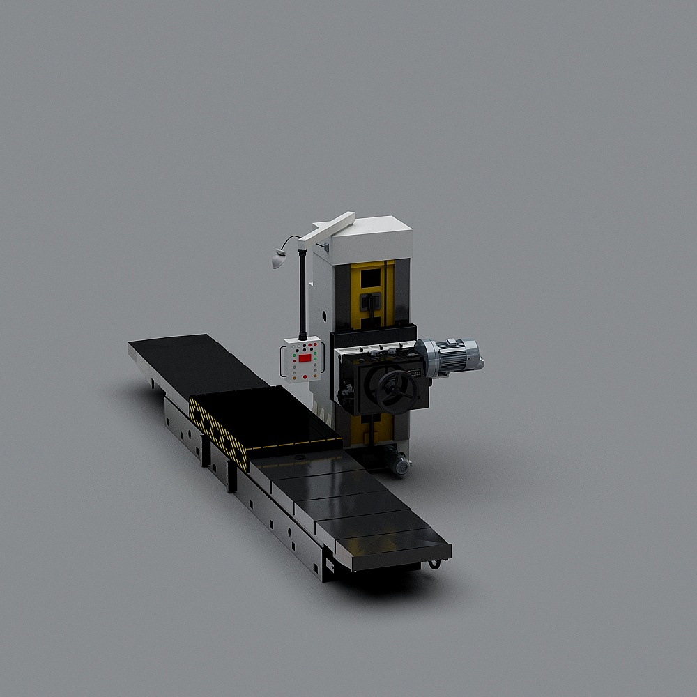Industrial Cutter 3D model with Low-Poly Design