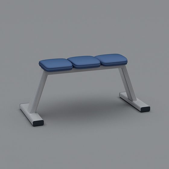 Modern Minimalist Fitness Bench 3D model