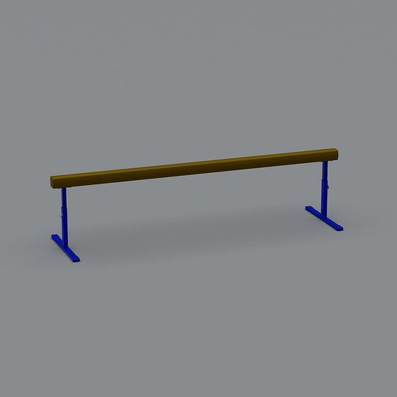 High-Quality 3D Balance Beam Model