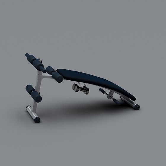 Multi-Functional Dumbbell Bench 3D model for Creative Projects