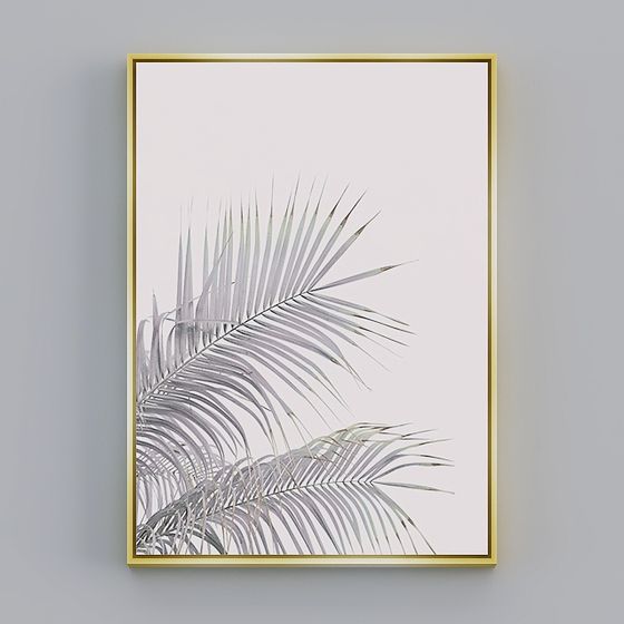 Tropical Frame 3D model for Creative Projects