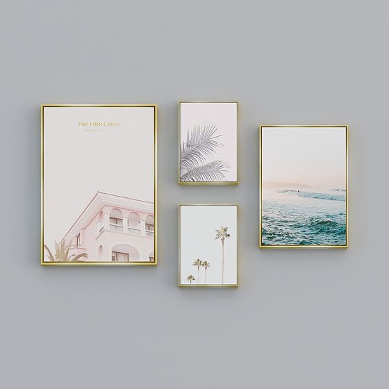 Beachside Gallery Coastal Art 3D model