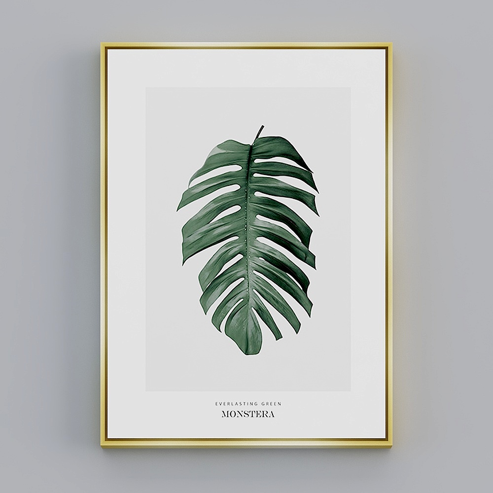 Monstera 3D model - Realistic and Low Poly Design