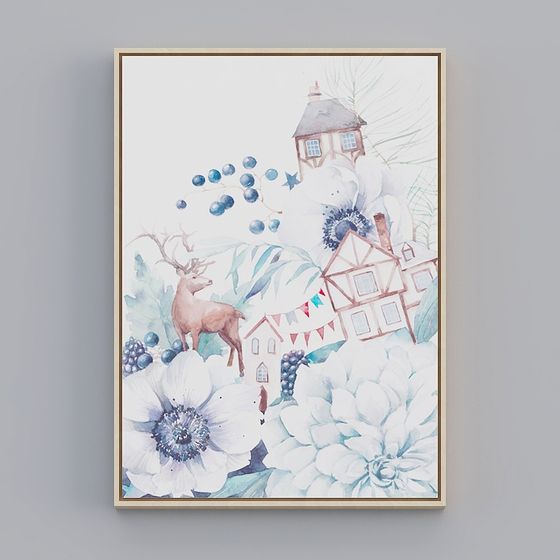 Enchanted Fairy Tale Forest 3D model