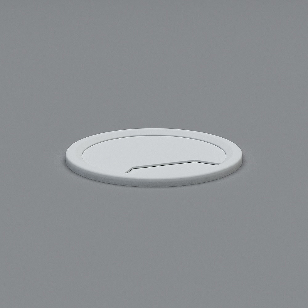 Hidden Door Low-Poly 3D Model