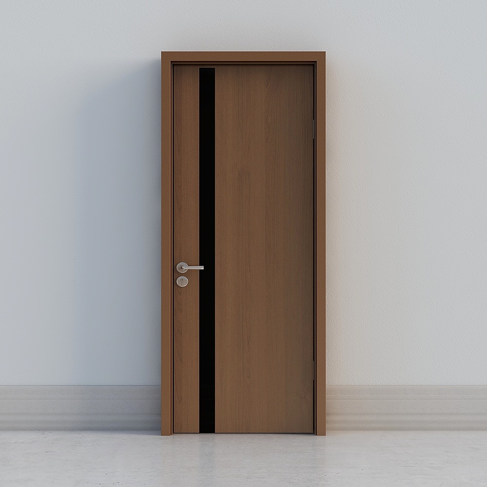 modern wooden door
