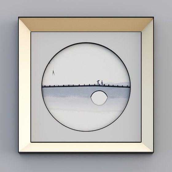 Mirror Bridge 3D Model with Minimalist Design
