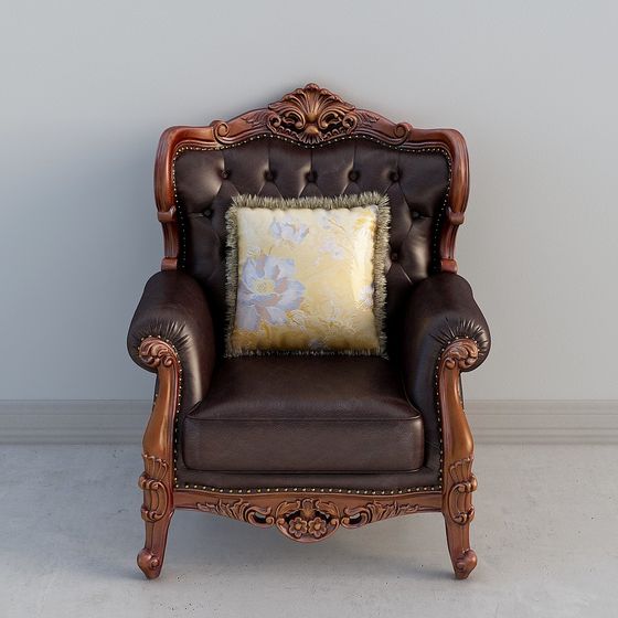 Regal Sofa 3D Model - Classic Meets Modern