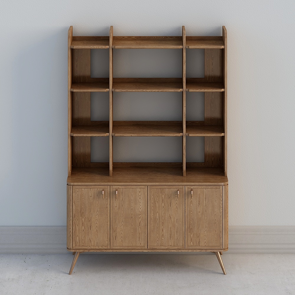 Tủ sách SL5102 - Màu nâu hổ phách