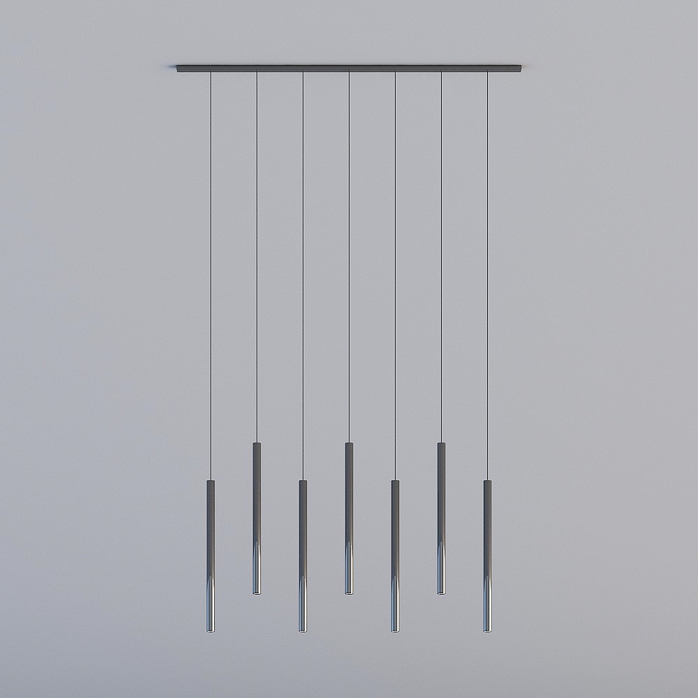 Lámpara de araña del restaurante de columna