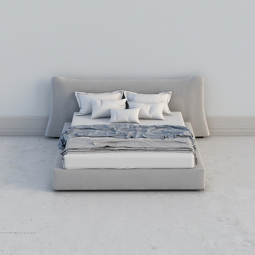 Cool house music-a modern double bed