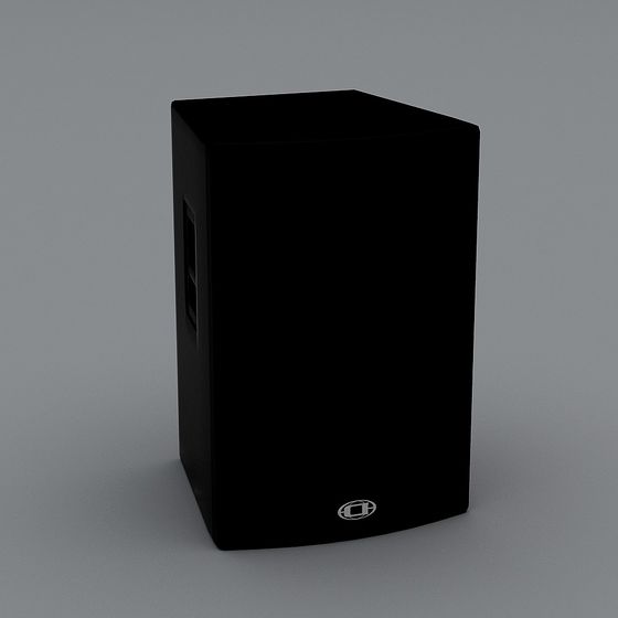 Low-Poly Speaker 3D Model Design