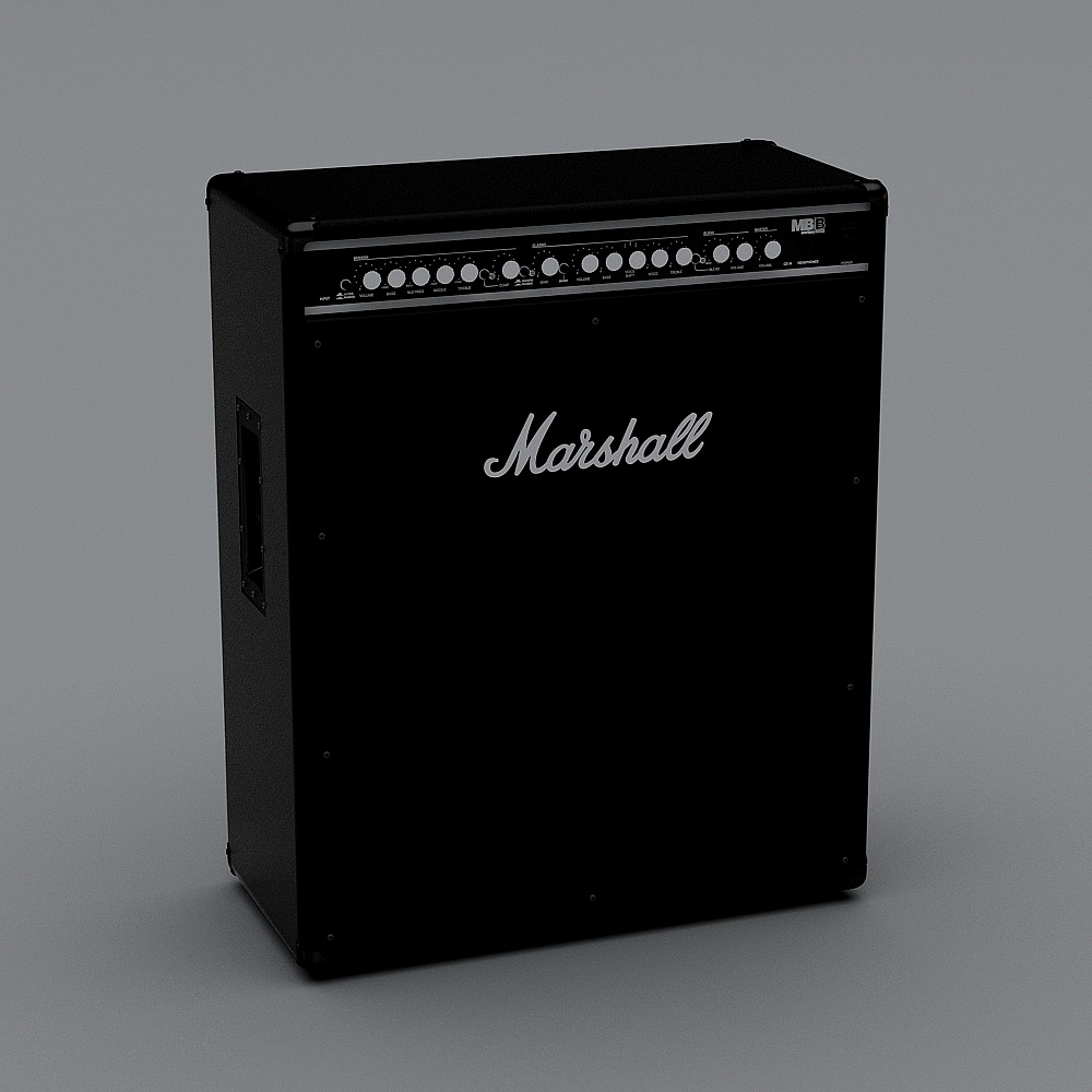 Classic Marshall Speaker 3D model