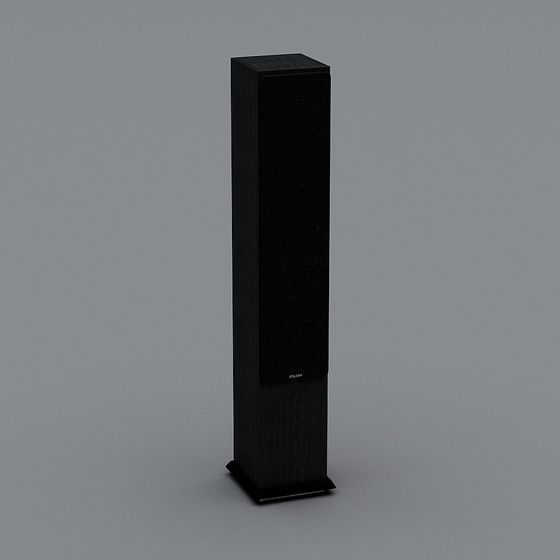 Stylish Low-Polygon Speaker 3D model