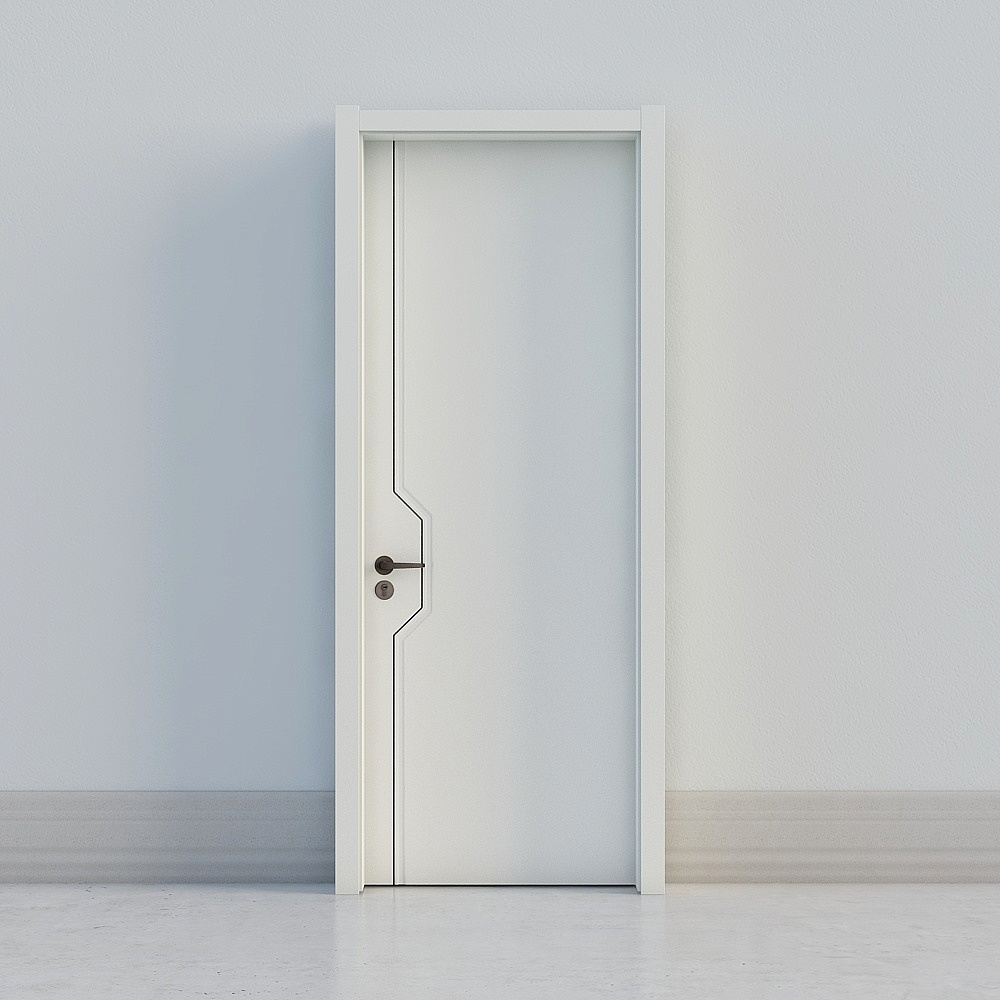 Modern white door