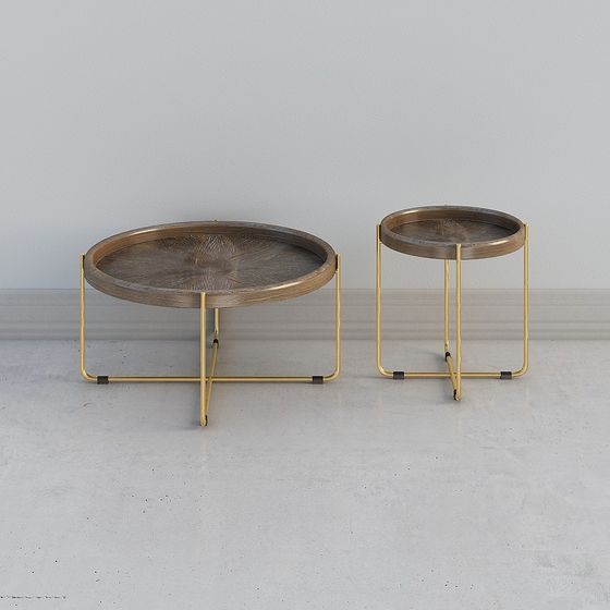 EVITA HOME Couchtisch Modern minimalistisches Wohnzimmer kreativer Design-Couchtisch retro Persönlichkeit Nordische Couchtisch Kombination