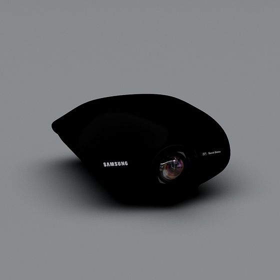 Sleek Samsung Projector 3D model