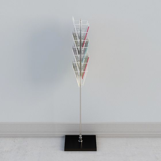 Moderno estante de periódicos publicitario-2