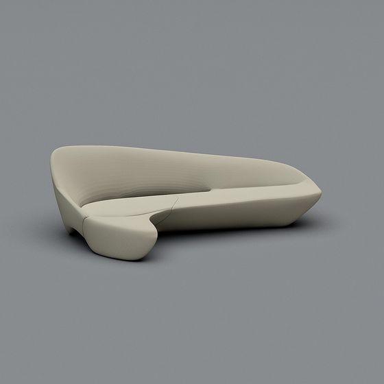 Streamlined Sofa 3D model